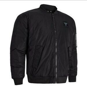 Under Armour Project Rock water Resistant Men Bomber Jacket  XXL 1374425-346